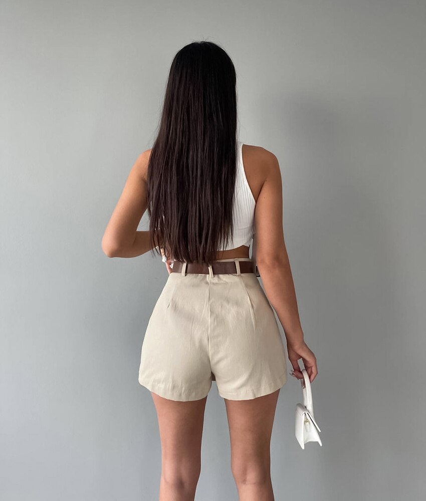 Tiana מכנסיים קצרים בגזרת חצאית